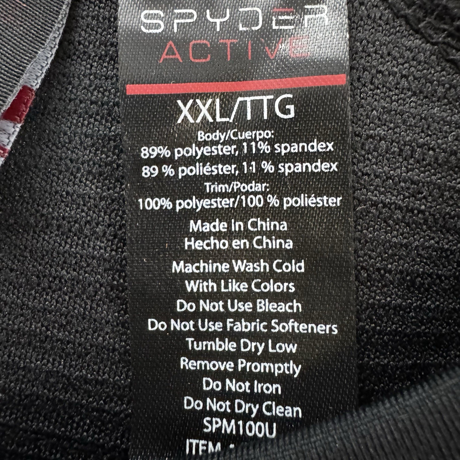 Performance Base Layer Top Spyder Active Men XXL … - image 7