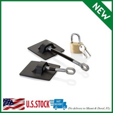 Refrigerator Door Lock Padlock Black High Quality Super Strong High Security