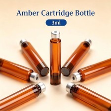 UVBlock Amber Cartridge Bottle 3ML Single Sterile Pack MedicalGrade Glass Vial