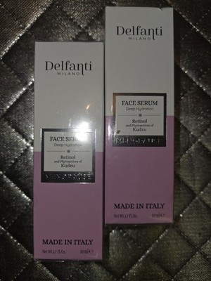 Delfanti Milano Menopause Face Serum Retinol 1.7 Fl Oz Lot Of 2