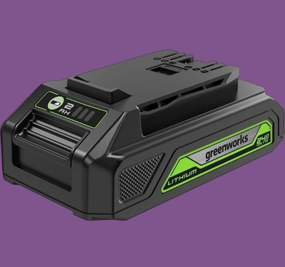 #ad #ad Greenworks 24V 2.0Ah Lithium Ion Battery With LED Indicator New $25.00