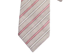 Banana Republic Striped Necktie - Silk Linen Blend - Business Casual NWT