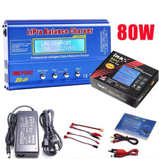 B6 LiPo Smart Battery Balance Charger Discharger iMAX 80W For RC NiMH LiFe NiCd