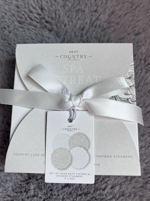 Next Country Luxe Spa Retreat Set Of Four Bath Fizzers&Shower Steamers 4*65 GR
