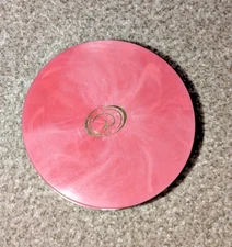 Vintage Pink Plastic Empty Dusting Powder Box Ambush Dana Perfumes Corp New York