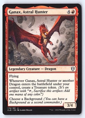 Ganax, Astral Hunter 176 U Commander Legends: Battle for Baldur's Gate