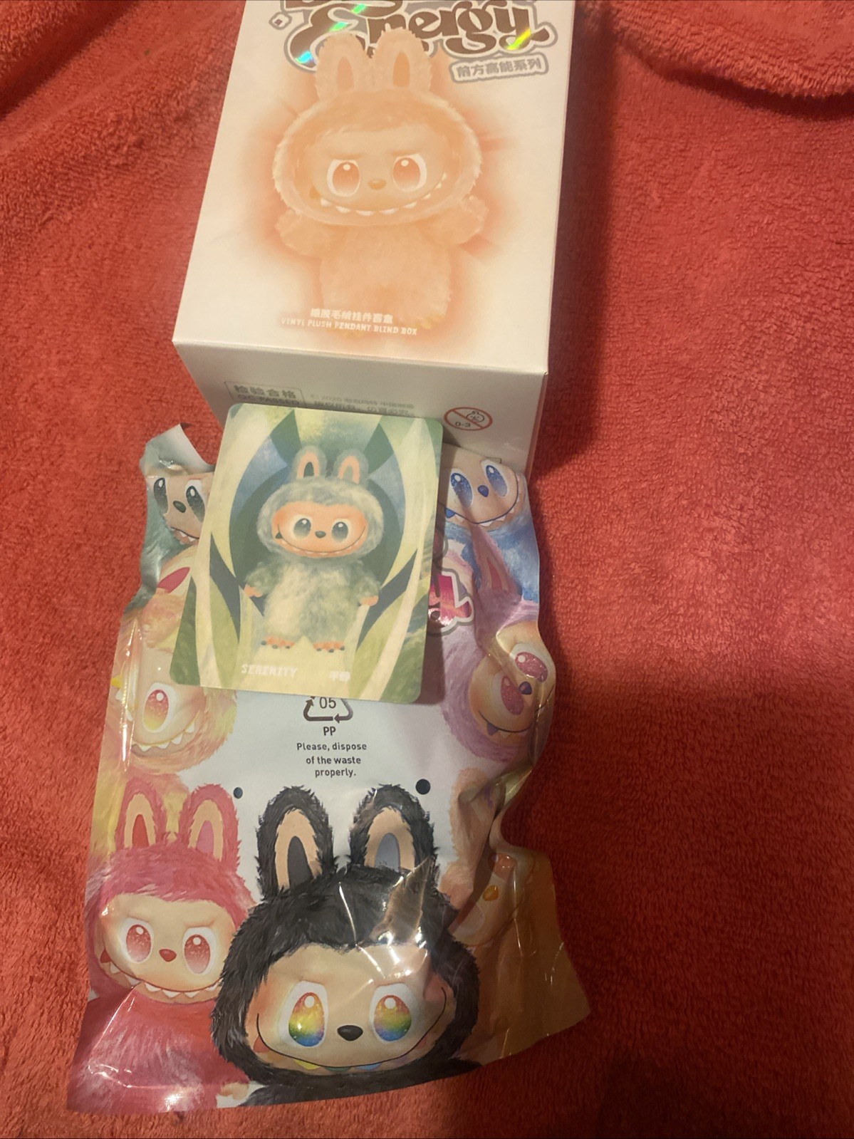 Labubu The Monsters Big Into Energy Serenity by POPMART US Seller Fast Shipping