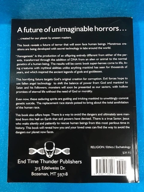 XenoGenesis: CHANGING MEN INTO MONSTERS (AI Transhumanism BOOK by Steve Quayle) - Image 2 of 2