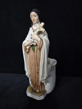 St. Therese of Lisieux "Little Flower" Porcelain Figure Statue