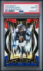 2024 PANINI SELECT RED & BLUE SHOCK #25 CALEB WILLIAMS ROOKIE RC PSA 10
