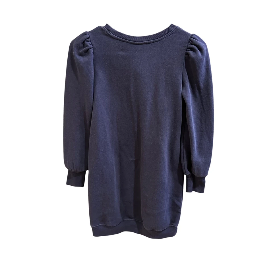 Vestido Suéter Gap Niños Azul Marino con Arco Iris Metálico, Usado en Excelente Condición, Talla M (8-9Y, 130 cm) (8C) Foto 2 de 4