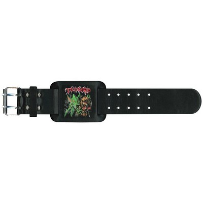 Men's Tankard Hair Of The Dog Leather Wristband One Size Black