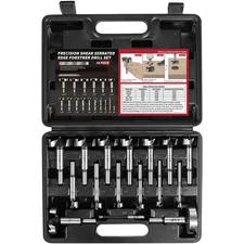 Forstner Bit Set 16PCS High Strength Steel Wood Drill Bits for Drilling Plywoods