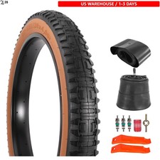 98-559 26X4.0 Fat Tire and Tube for E-Bike, MTB- 1/2Pack-Black/Brown/White