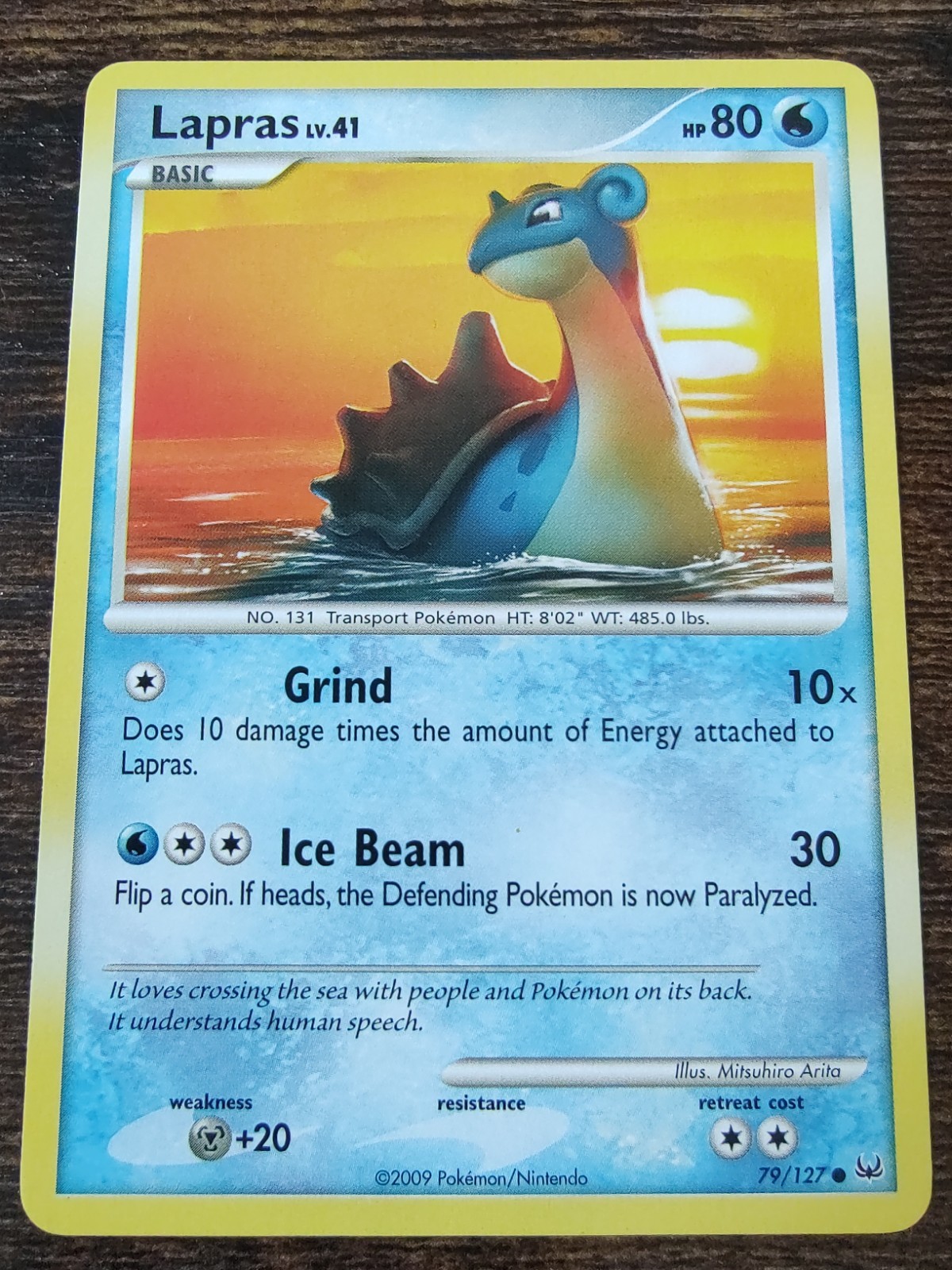 Lapras 79/127 Platinum Pokemon Non Holo Rare MINT