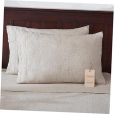 Linen Pillowcases, 100 French Flax Stone Washed Pillowcase King Natural Linen