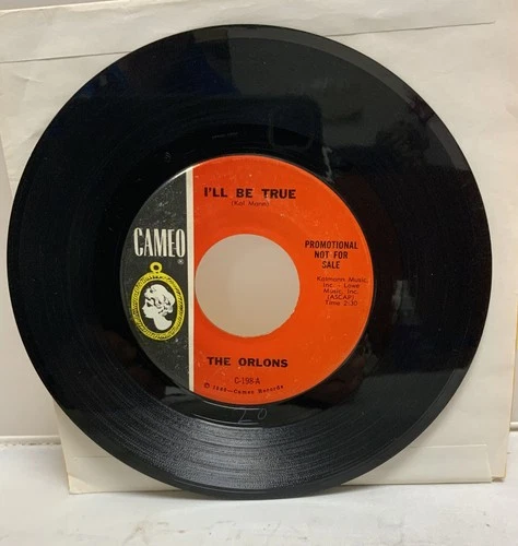 The Orlons Vintage 45 Record- I'll Be True / Heart, Darling, Angel Tested Promo