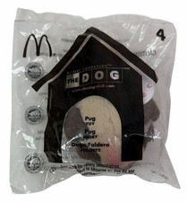 SEALED McDonald's 4 PUG The Dog Artlist Collection 2003/2004 Happy Meal Toy
