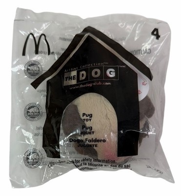 SEALED McDonald's #4 PUG The Dog Artlist Collection 2003/2004 Happy Meal Toy