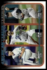 2024 Topps #57 American League Leaders Wins (Bassitt/Eflin/Cole)