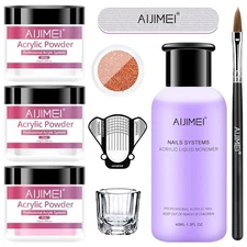 Acrylic Powder Acrylic Nail Kit with Professional acrylic Liquid Monomer Acrylic