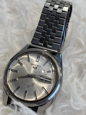 Seiko 6119-8020 21J Automatic Stainless Steel Watch