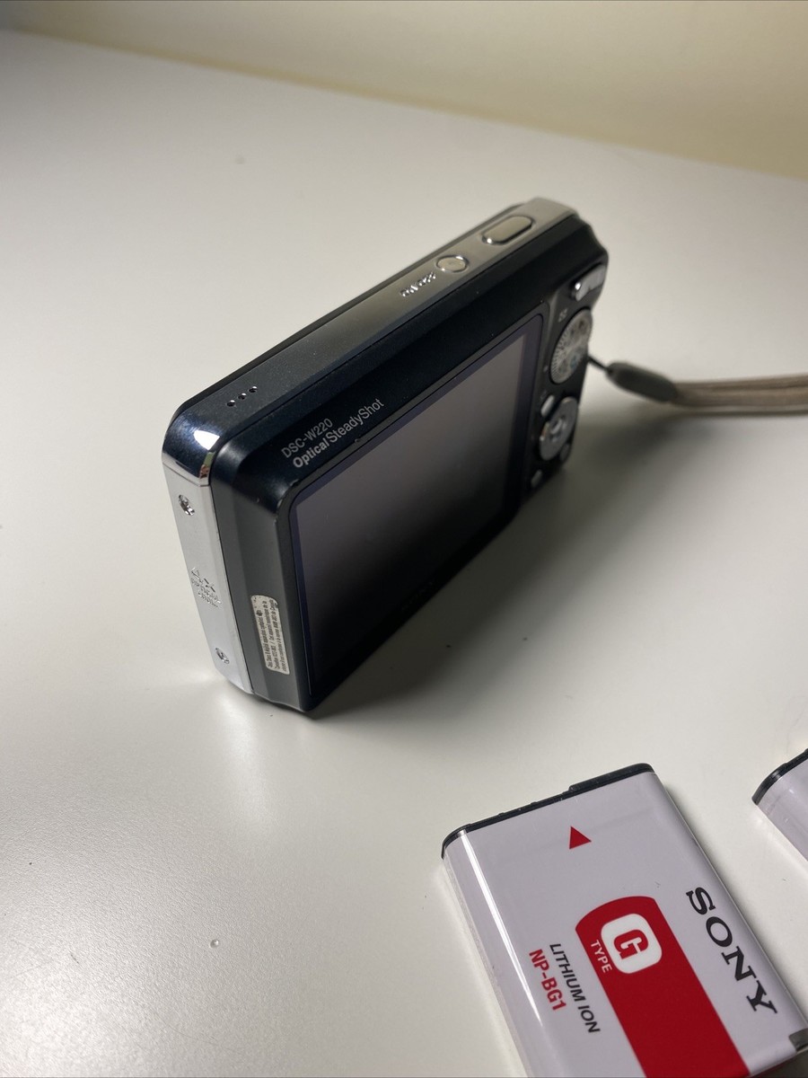 Sony Cyber-shot DSC-W220 12.1MP Digital Camera - Silver for