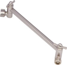 Adjustable Shower Head Extension Arm 10 Inch Brass Shower Arm Extender Hardware