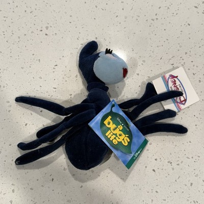 Disney Store Parks A Bug's Life - ROSIE SPIDER - 8'' Bean Bag Plush New w/ Tags