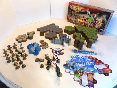 Heroscape Rise of the Valkyrie Master Set Tiles Figures Glyphs Dice Markers 2004