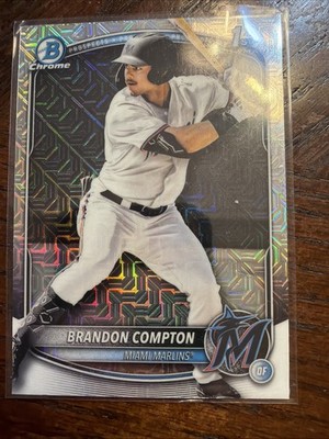 2025 Bowman Draft - Chrome Brandon Compton #BDC-64 Mojo Refractor (RC)