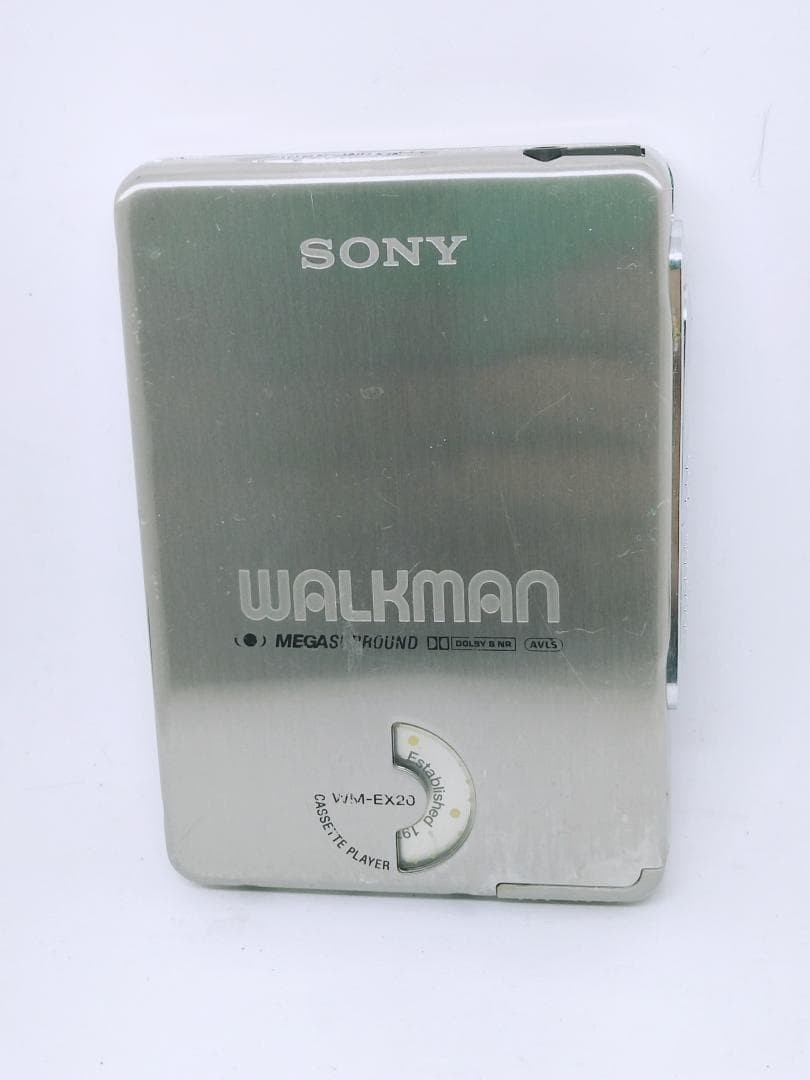 SONY　WALKMAN ウォークマン20周年記念 WM-EX20 シルバー Sony Walkman WM-EX20 Silver 20th Anniversary Limited Edition
