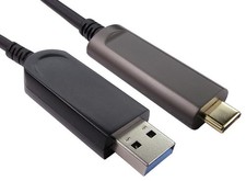 Image of Aoc Usb-A Plug To Usb-C Plug Active Optical Cable Usb 3.1 10Gbps 5M