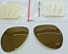 NEW AUTHENTIC CARTIER VERRE LENSES WITH GHOST LOGO BROWN SANTOS-VENDOME SIZE 62