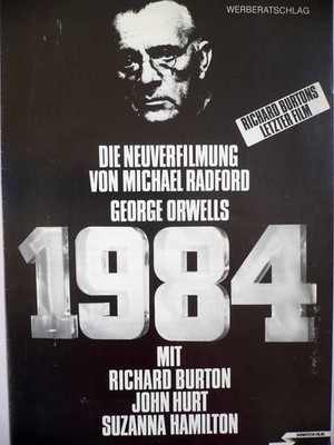 George Orwells 1984 - Richard Burton - Suzanna Hamilton - Werberatschlag