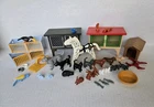 Vintage Playmobil - Animal Figures and Accessories Lot! Horse, Cat, Dogs, Rabbit