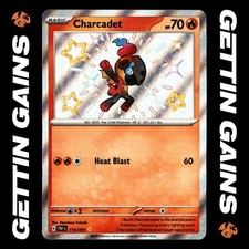 Charcadet - 114/091 - Baby Shiny - Paldean Fates - Pokemon Card - NM/M on eBay