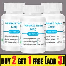Sanare Lab IVERMK 12 mg 100 Tablets - Digestive Balance, Digestive Detox Support