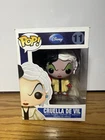 Funko Vinyl Figure Cruella de Vil Disney 101 Dalmatians #11 Vaulted POP!