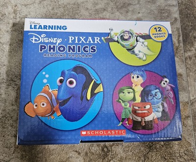 Disney Pixar Scholastic Learning Phonics Reading Program 12 Books