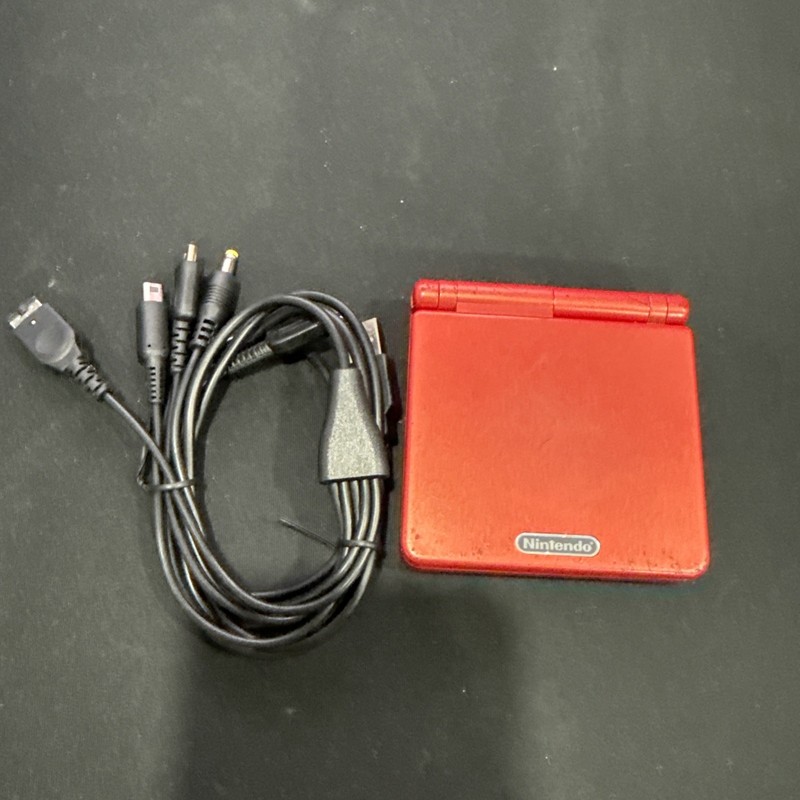 Nintendo Game Boy Advance SP Red Works
