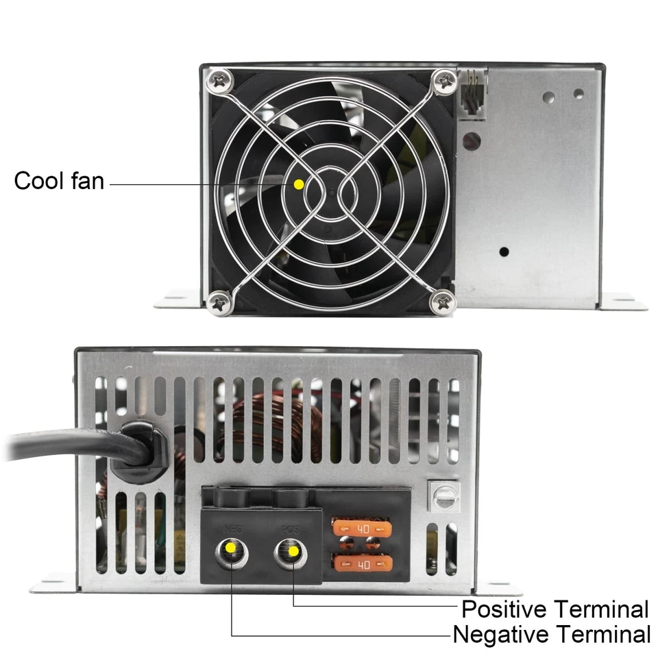 ** NEW Power Converter w/ 3 Stages | DLS-55 | 55 Amp / 12V RV Battery Charger | - Image 2 of 4