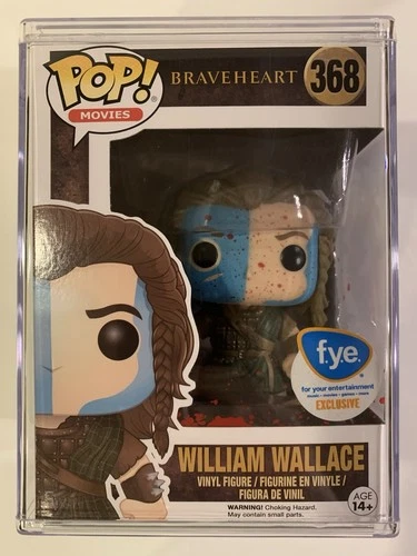 Funko POP William Wallace #368 Braveheart FYE Exclusive Vaulted Bloody Version