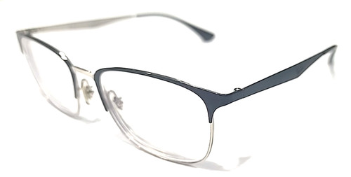Ray Ban RB6421 3004 Gunmetal Gray Square Eyeglasses Frame 52-18 140