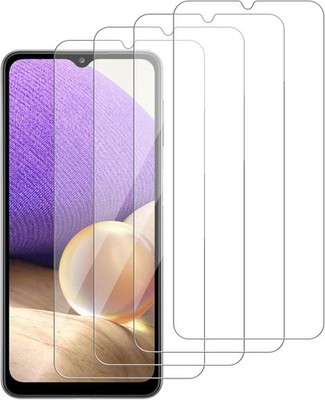 [4 Pack Glass Screen Protector Compatible for Samsung Galaxy A32 5G
