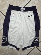 New Nike Los Angeles Lakers Authentic NBA Dri Fit ADV Game Shorts Size 34 Medium