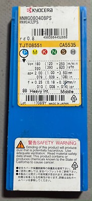 その他 inano 8G Kyocera WNMG 080408PS CA5535 Trigon Turning Insert - Pack of 8 | eBay