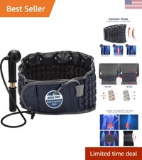 Clinical Grade Decompression Back Brace - Hand Pump - One Size Fits 29-49 Waist