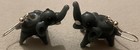 GRAY ELEPHANT GLASS BEAD EARRINGS with SS Ear Wires AFRICAN ASIAN TRUNK TUSK — photo 4