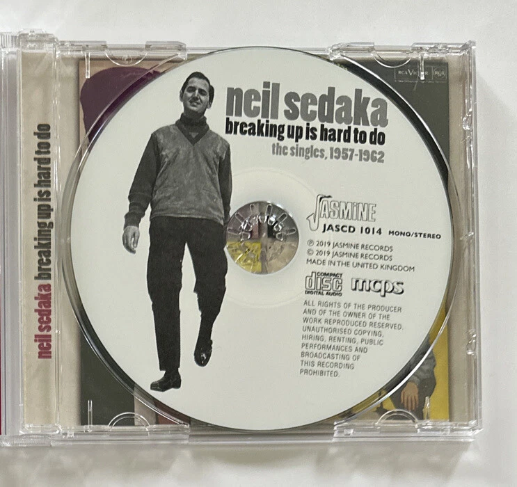 Neil Sedaka Breaking Up Is Hard to Do: The Singles 1957-1962 (CD) Rock Pop NM Foto 4 de 4
